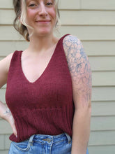 Pillars Tank - KNITTING PATTERN
