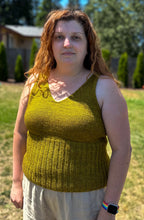 Pillars Tank - KNITTING PATTERN