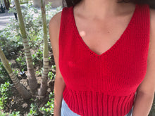 Pillars Tank - KNITTING PATTERN