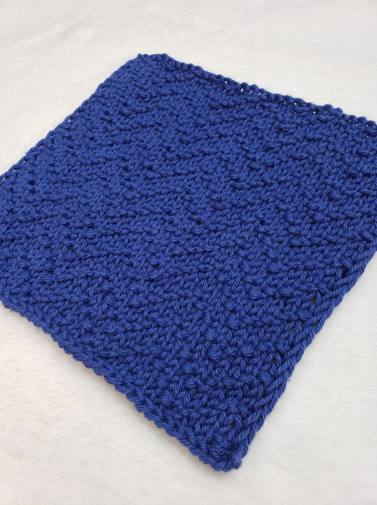 Chevron Cable Dishcloth Pattern – Knitting