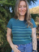Summer Stripes Tee - KNITTING PATTERN