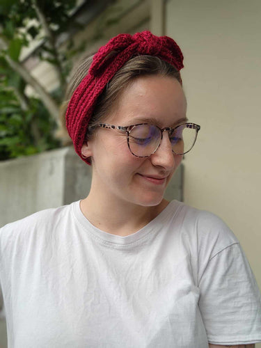 Waffle Head Wrap- KNITTING PATTERN