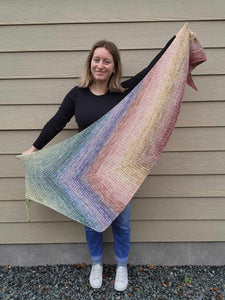 Contrariwise Shawl - KNITTING PATTERN