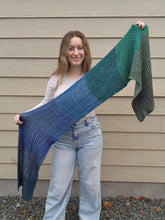 Brioche Nebula Wrap - KNITTING PATTERN