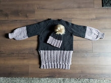 Lavender Dip Sweater - KNITTING PATTERN