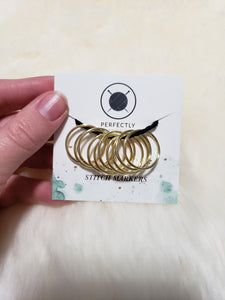 Large Simple Ring Stitch Markers - Pack of 10