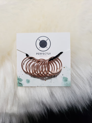 Large Simple Ring Stitch Markers - Pack of 10