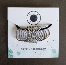 S/M/L Rounded Square Stitch Markers - Pack of 10