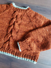 Braided Embers Sweater - KNITTING PATTERN