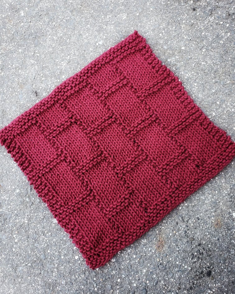 Exposed Brick Dishcloth - KNITTING PATTERN – Perfectly Knotted